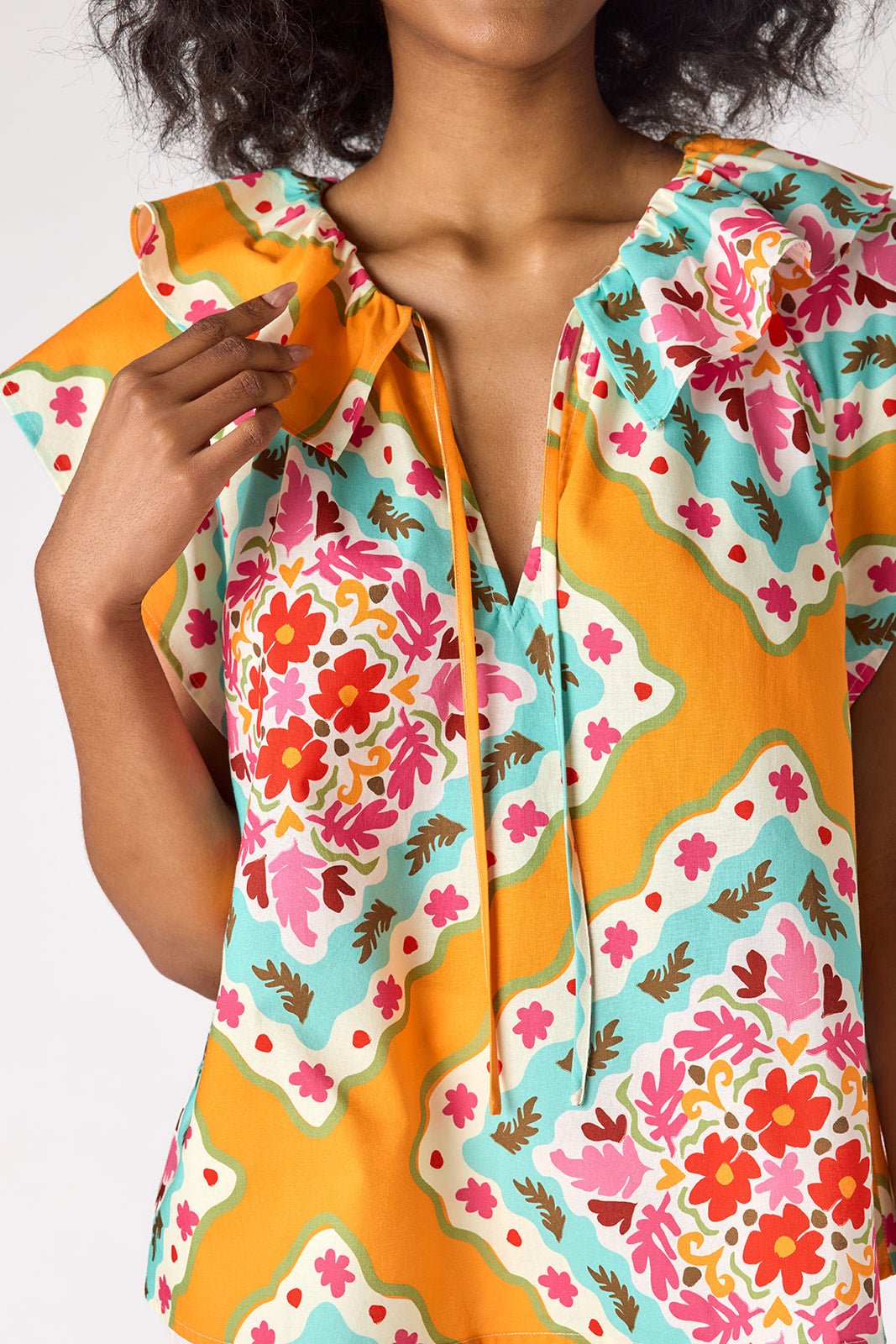 Crosby Fern Top - Capri by Sunset & Co.