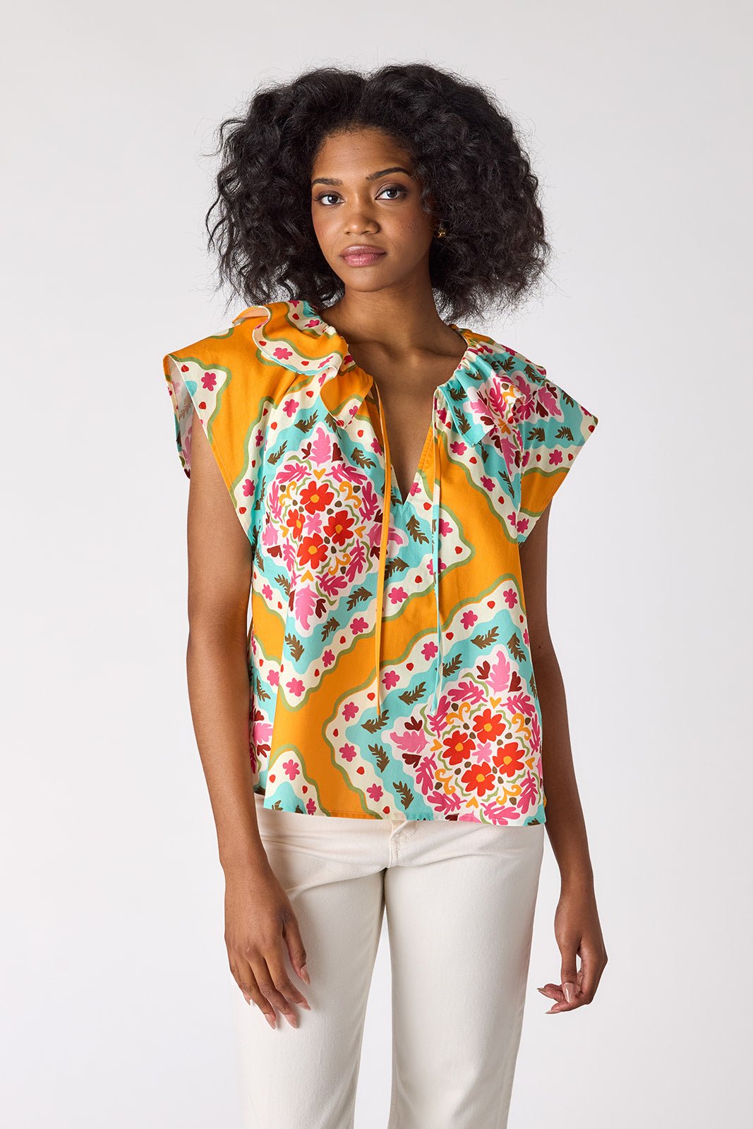 Crosby Fern Top - Capri by Sunset & Co.