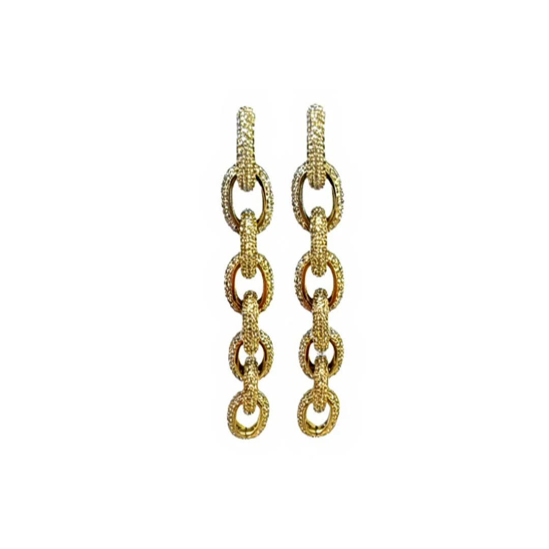 Accessory Concierge Pave Link Drops - Capri by Sunset & Co.