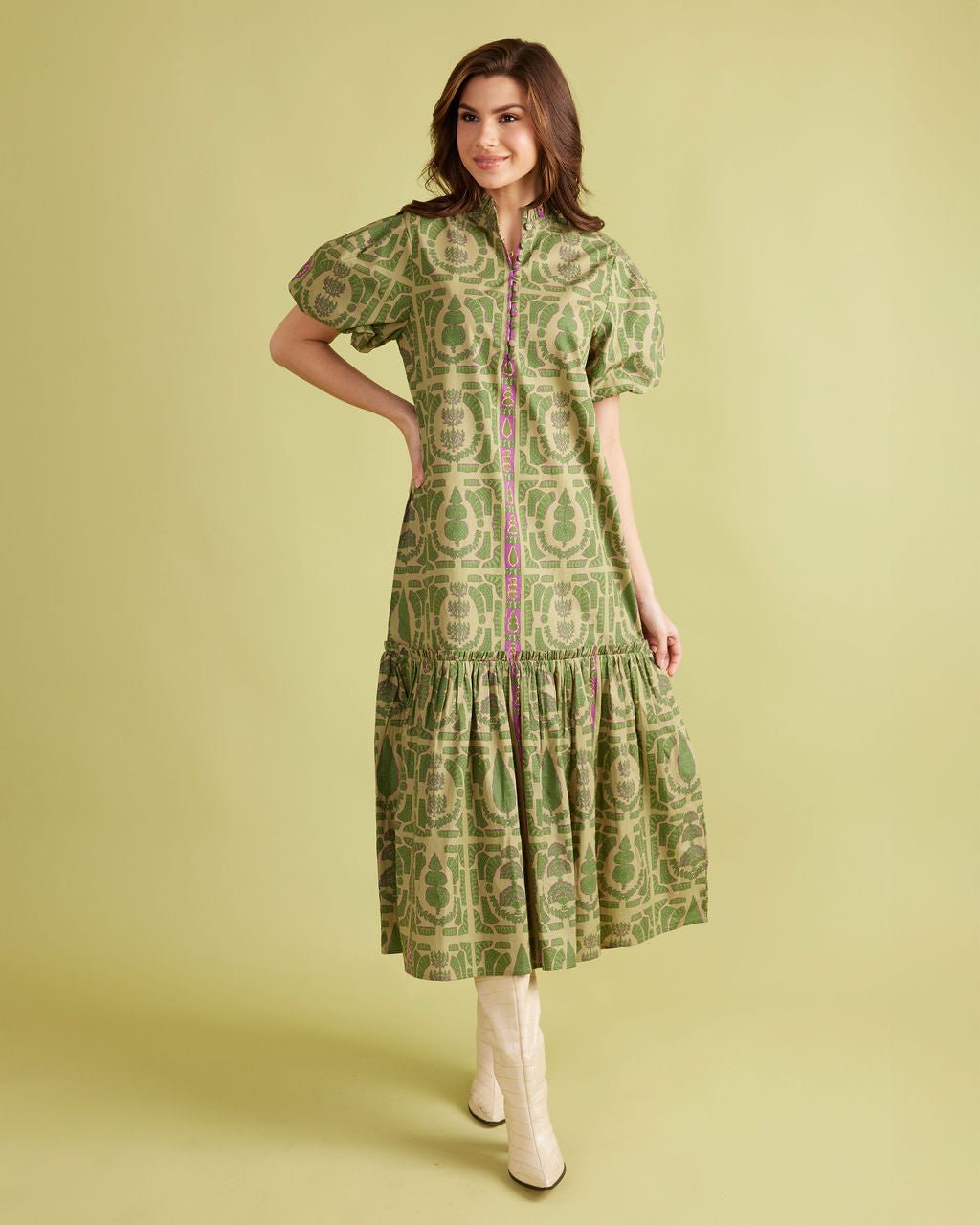 Double A Carly Dress - Capri by Sunset & Co.
