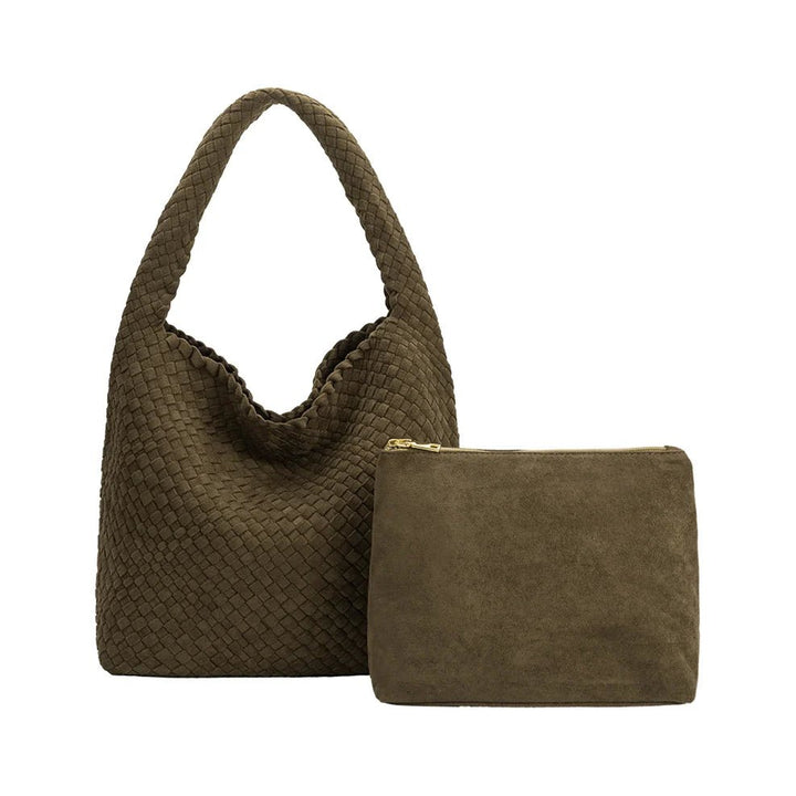 Melie Bianco Johanna Recycled Vegan Shoulder Bag - Capri by Sunset & Co.