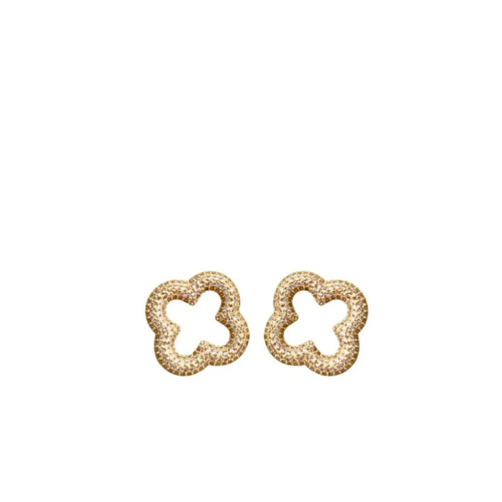 Accessory Concierge Pave Clover Stud - Capri by Sunset & Co.