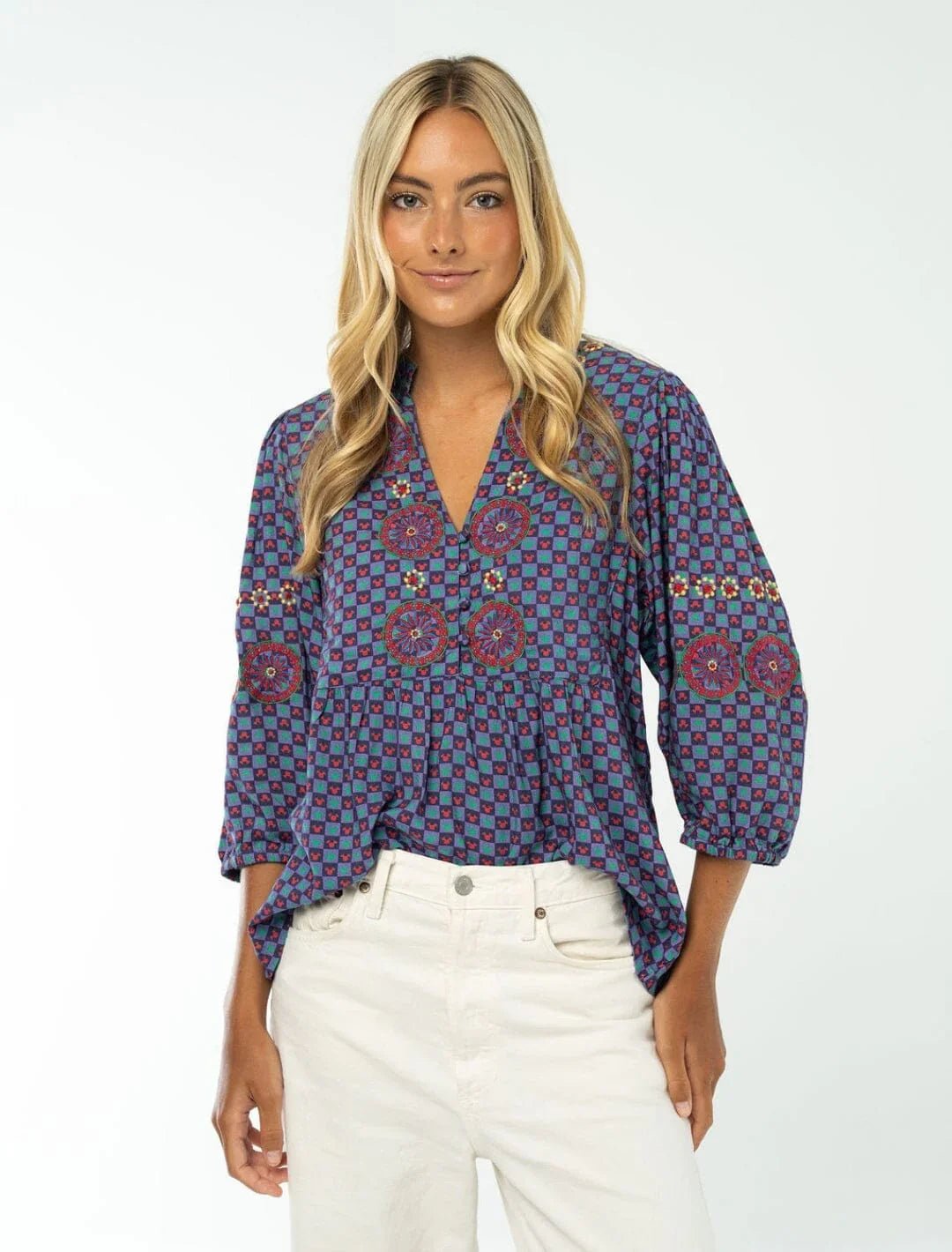 Briton Court Madison Top - Capri by Sunset & Co.
