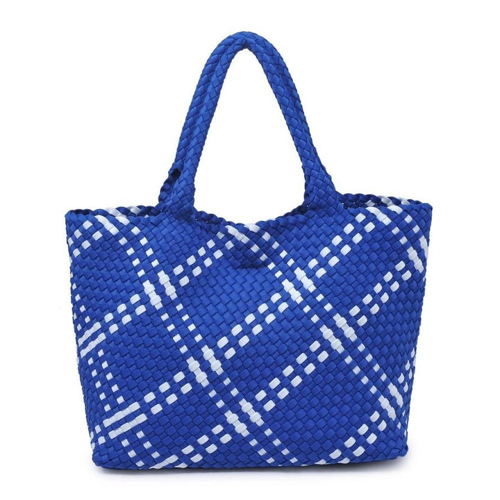 Sol and Selene Large Sky's The Limit Woven Neoprene Crossbody - Capri by Sunset & Co.