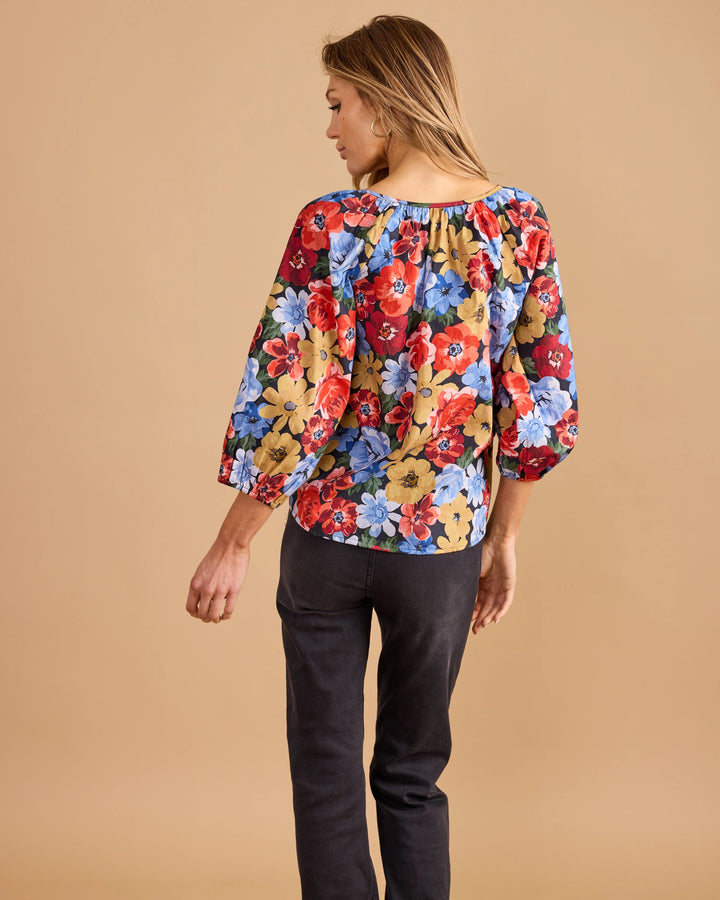 Double A Beatrice Top - Capri by Sunset & Co.