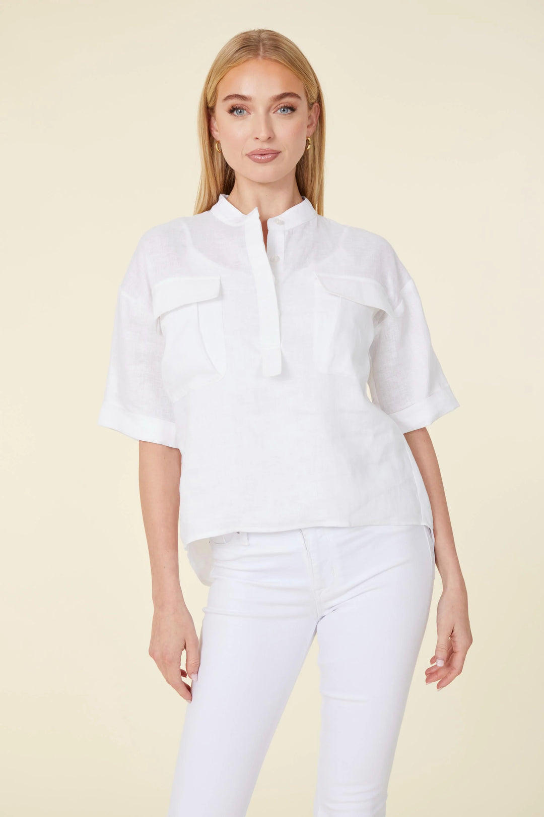 Dolce Cabo Two Pocket Shirt - Capri by Sunset & Co.
