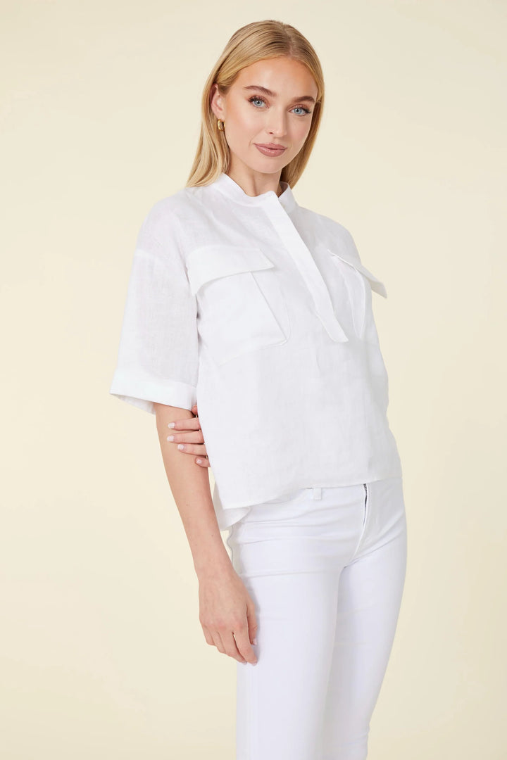 Dolce Cabo Two Pocket Shirt - Capri by Sunset & Co.