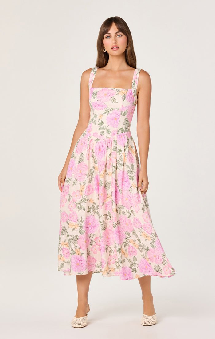 dress astr the Label Elodie women's clothes for caribbean vacation garden parties When you misunderstand the Color:Ivory/ Floral