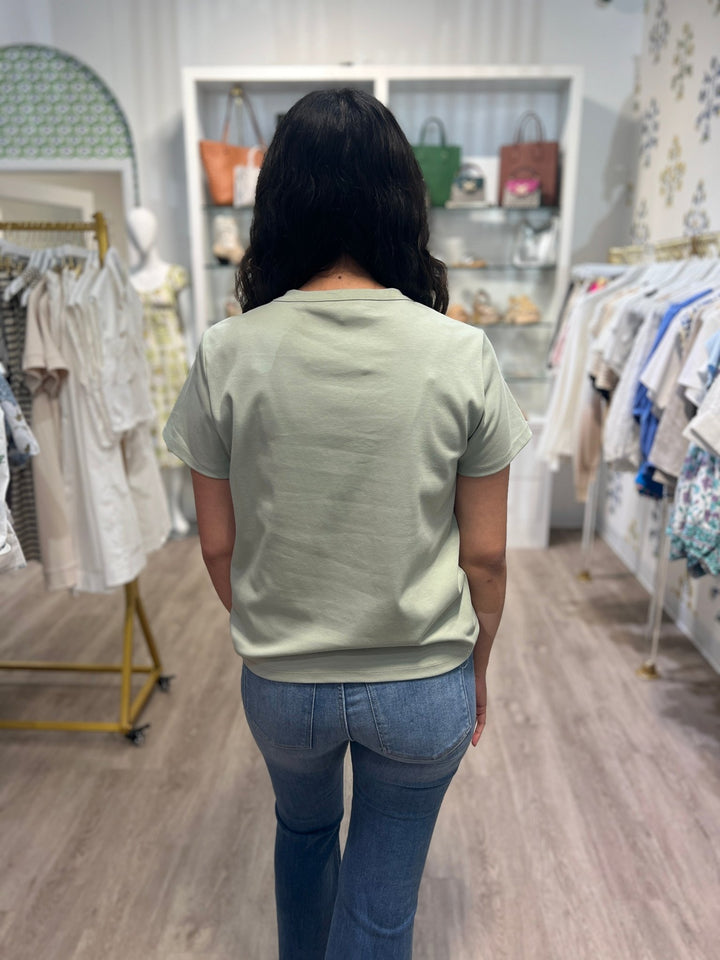 J. Society Basic Tee - Capri by Sunset & Co.