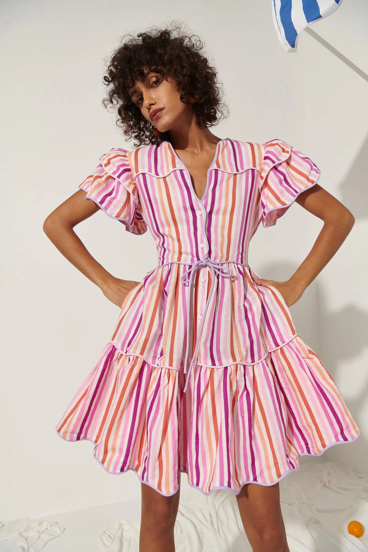 Celia B Baba Voyager Short Dress - Capri by Sunset & Co.