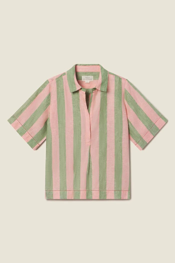 Trovata Cora Shirt - Capri by Sunset & Co.