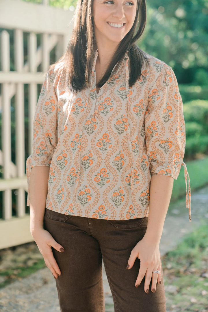 Marigold Cara Blouse - Capri by Sunset & Co.
