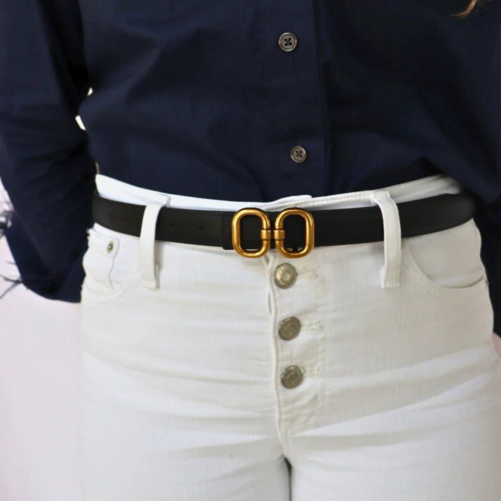Accessory Concierge Double Oval Linked Belt - Capri by Sunset & Co.