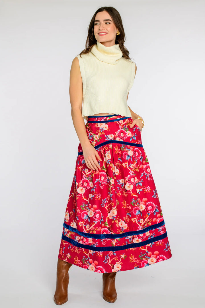 Elizabeth James The Label Phoebe Skirt - Capri by Sunset & Co.