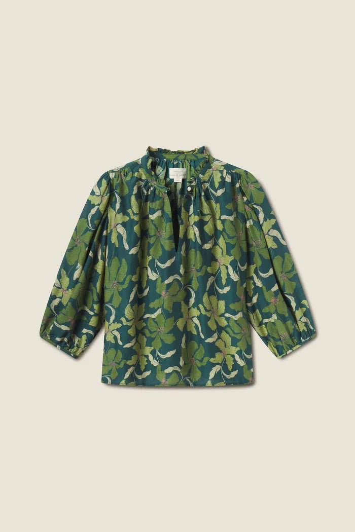 Trovata Orly Blouse - Capri by Sunset & Co.