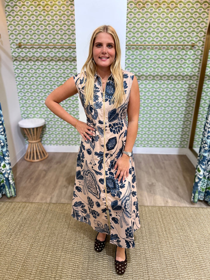 Spartina Lainey Shirt Dress - Capri by Sunset & Co.