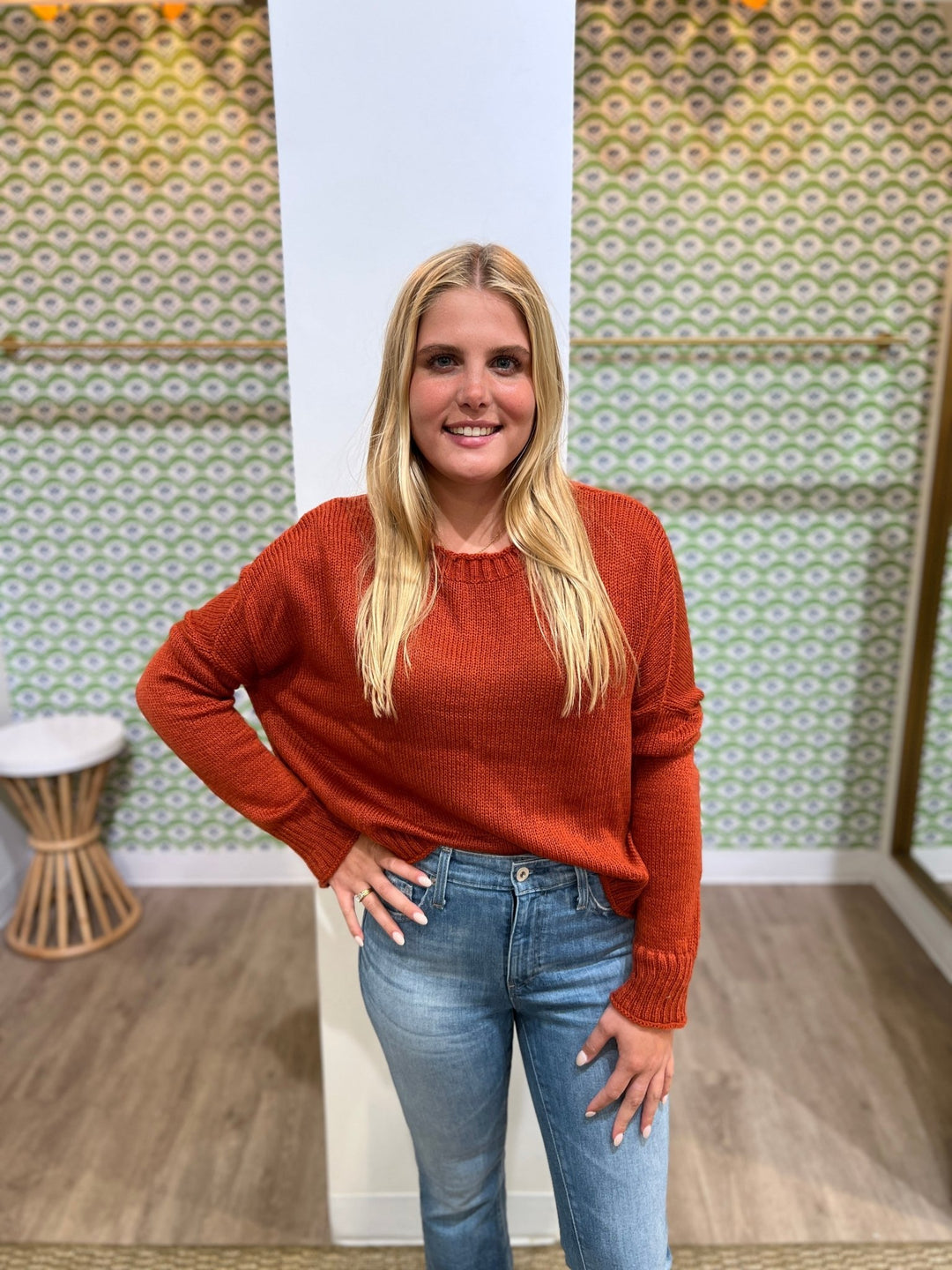 Wooden Ships Julia Crew Sweater - Capri by Sunset & Co.