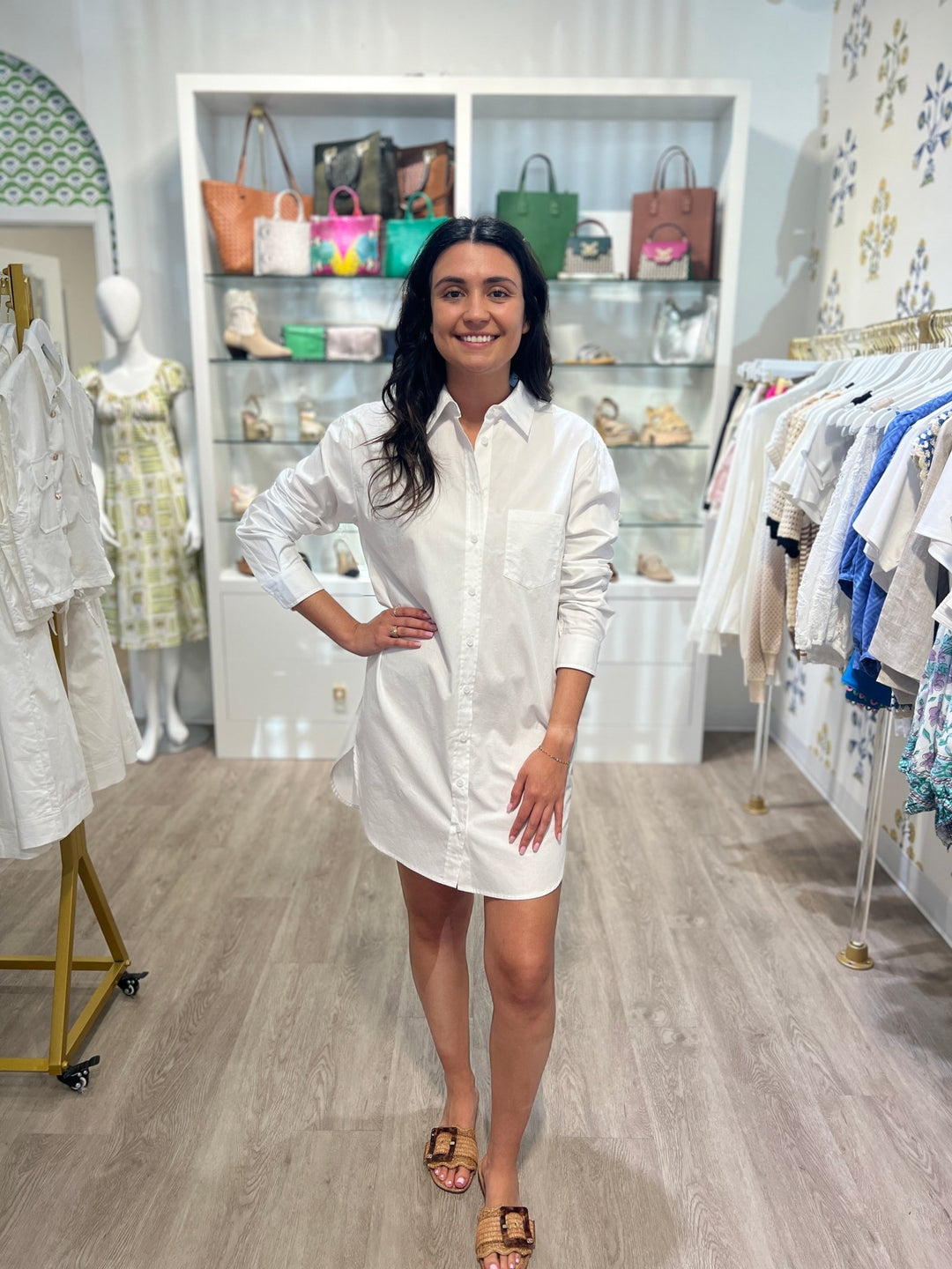J. Society Shirt Dress - Capri by Sunset & Co.
