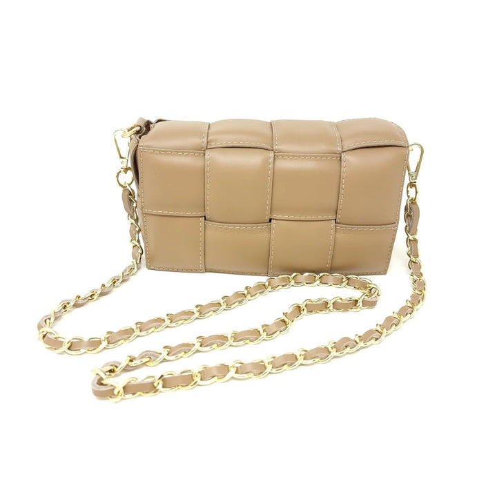 German Fuentes Leather Quilted Bag - Capri by Sunset & Co.