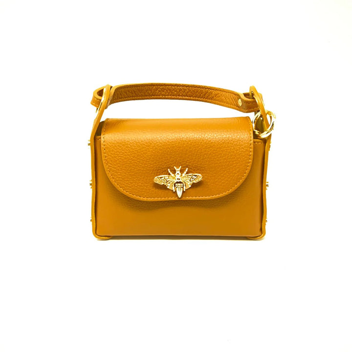 German Fuentes Leather Bee Bag - Capri by Sunset & Co.