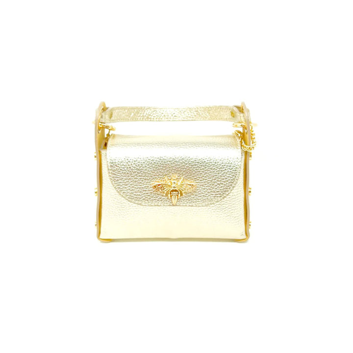 German Fuentes Leather Bee Bag - Capri by Sunset & Co.