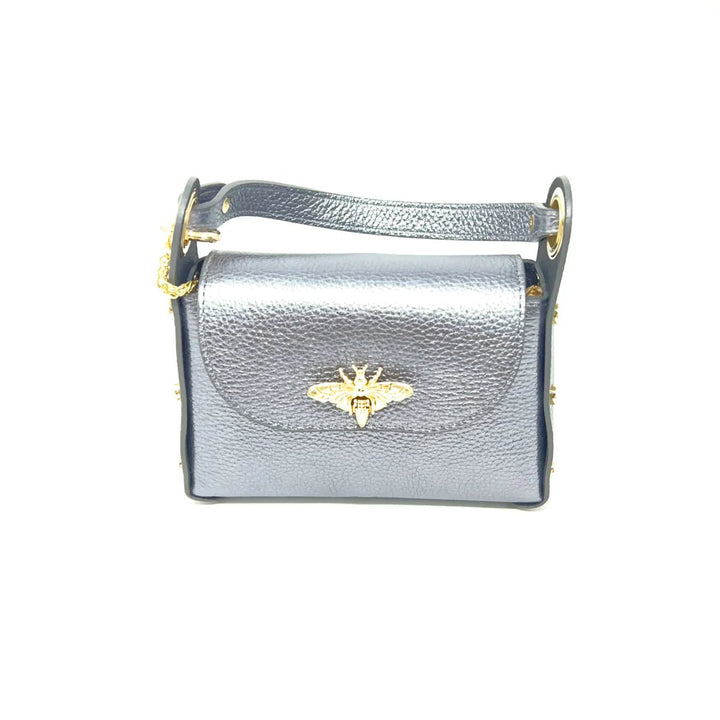 German Fuentes Leather Bee Bag - Capri by Sunset & Co.
