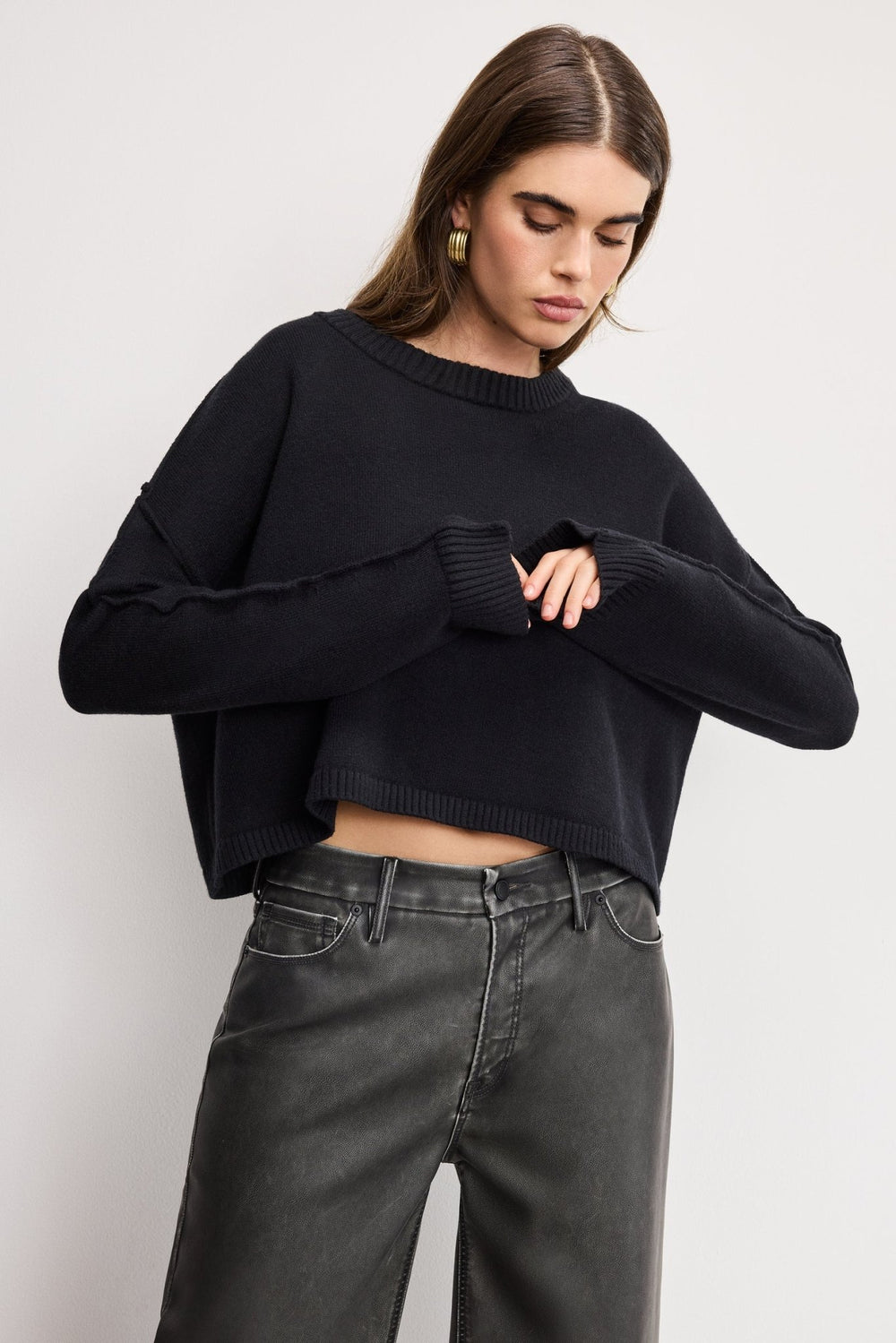 Good American Cozy Knit Sweater - Capri by Sunset & Co.