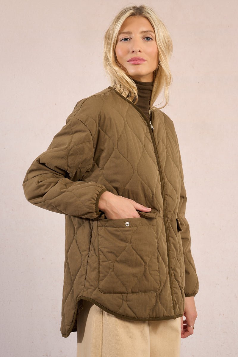 Molly Bracken Puffer Jacket - Capri by Sunset & Co.