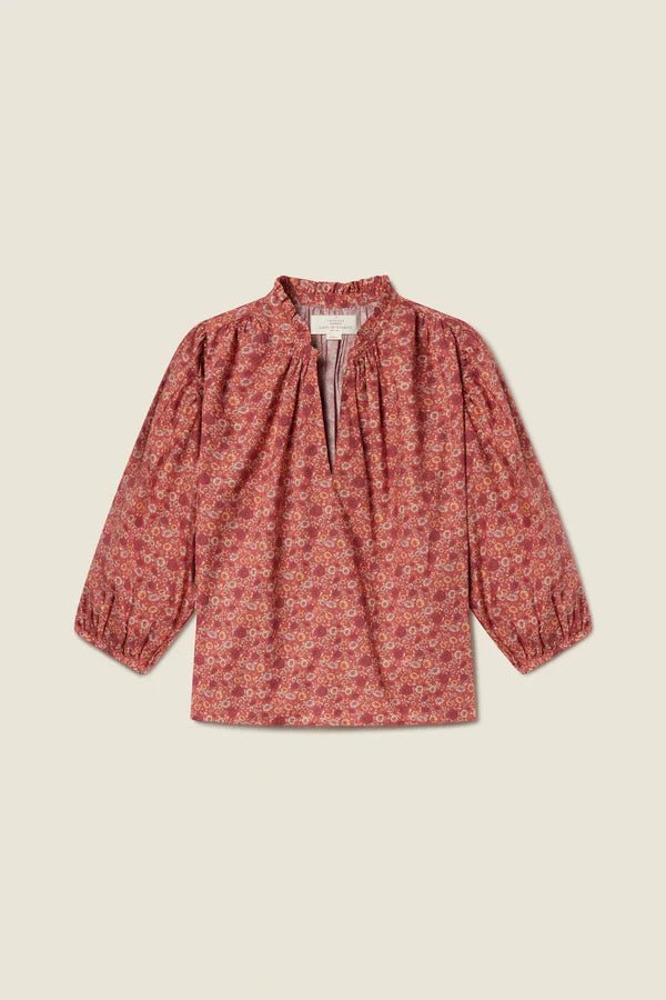 Trovata Orly Blouse - Capri by Sunset & Co.