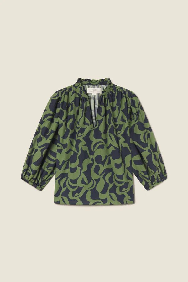 Trovata Orly Blouse - Capri by Sunset & Co.