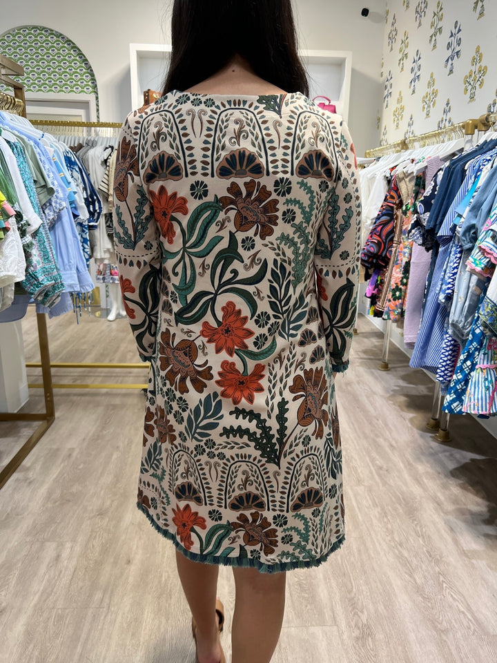 Spartina Island Fringe Dress - Capri by Sunset & Co.
