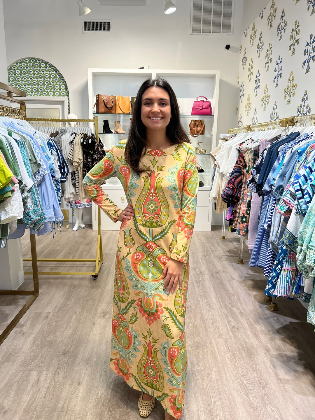 Spartina Danielle Midi Dress - Capri by Sunset & Co.