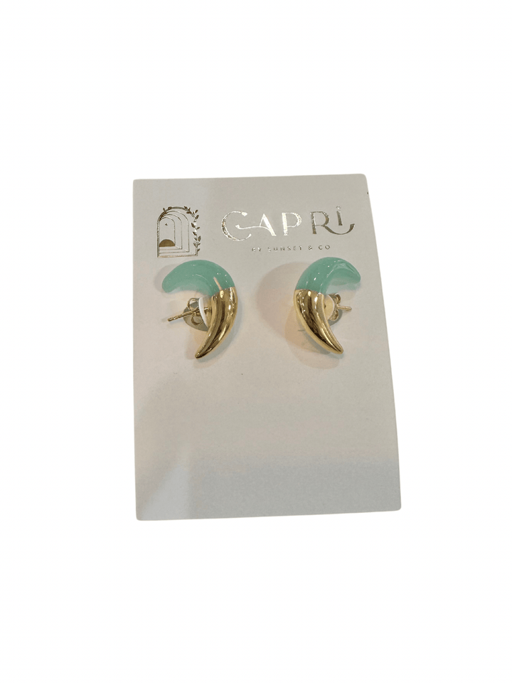 Lucas Jack Crescent Earrings - Capri by Sunset & Co.