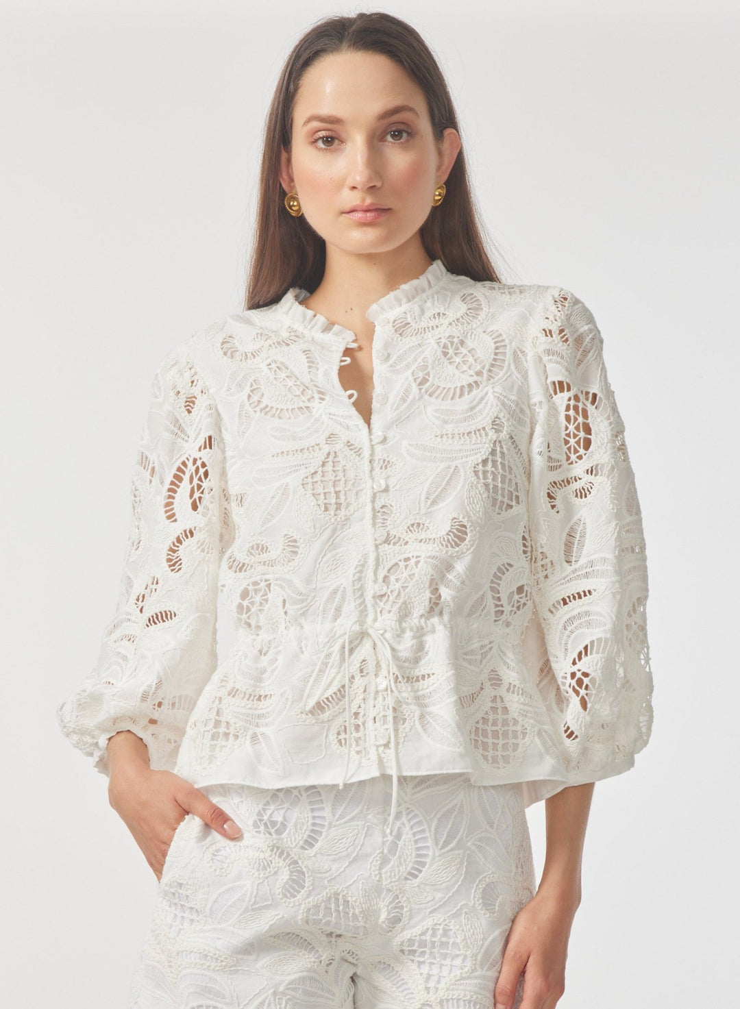 Gilner Farrar Iman Blouse - Capri by Sunset & Co.