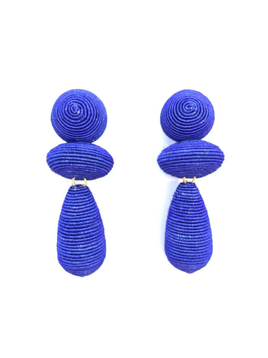 Accessory Jane Large Corded Orbit Earrings - Capri by Sunset & Co.