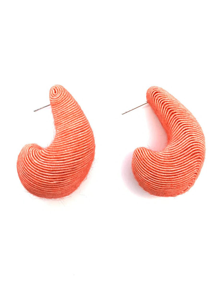 Accessory Jane Cord Wrapped Teardrop Earrings - Capri by Sunset & Co.