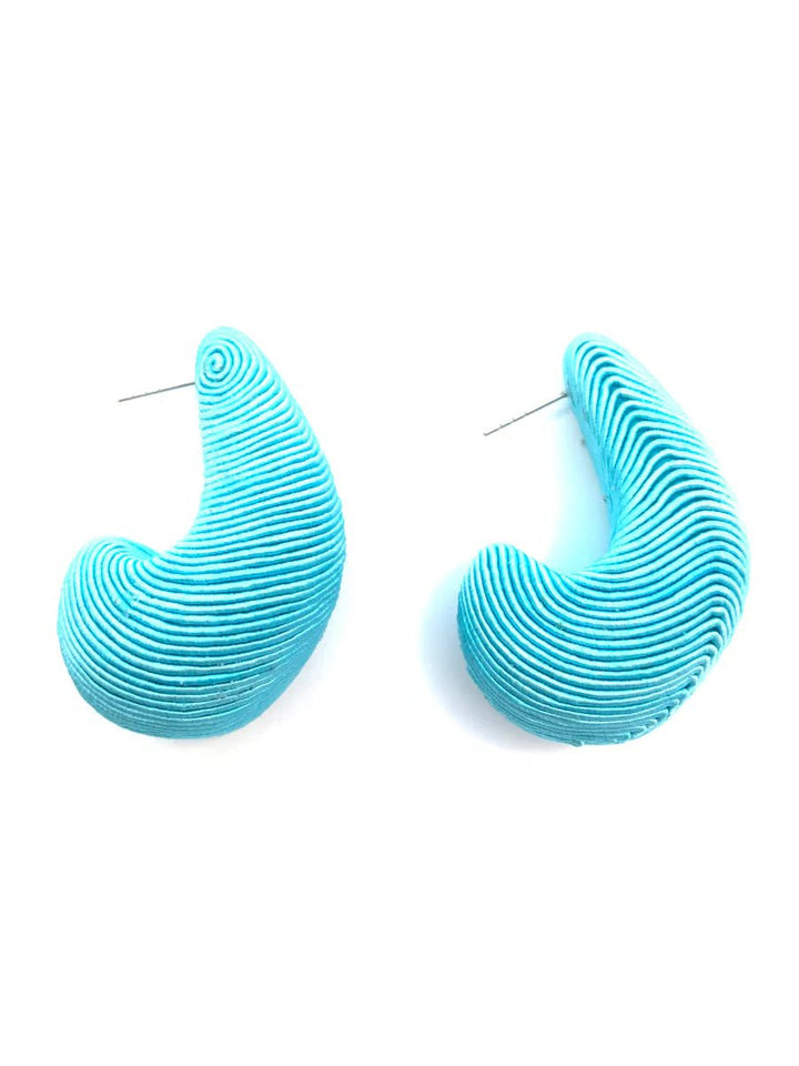 Accessory Jane Cord Wrapped Teardrop Earrings - Capri by Sunset & Co.
