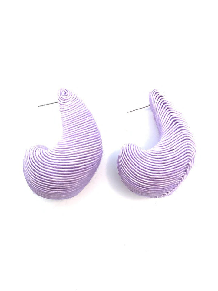 Accessory Jane Cord Wrapped Teardrop Earrings - Capri by Sunset & Co.