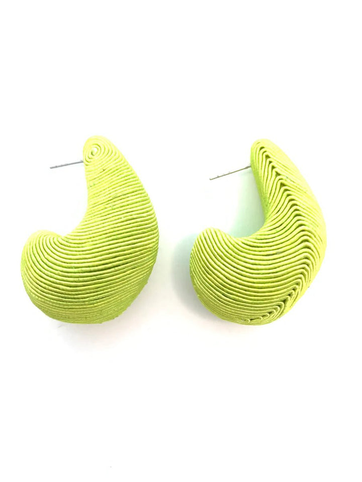 Accessory Jane Cord Wrapped Teardrop Earrings - Capri by Sunset & Co.
