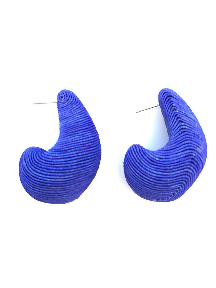 Accessory Jane Cord Wrapped Teardrop Earrings - Capri by Sunset & Co.