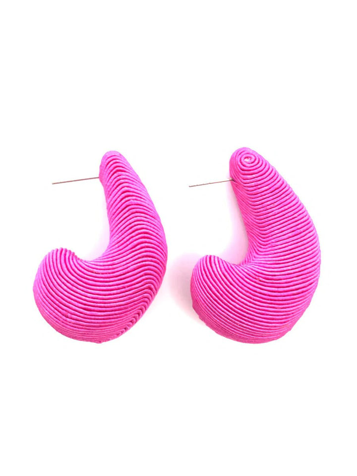 Accessory Jane Cord Wrapped Teardrop Earrings - Capri by Sunset & Co.