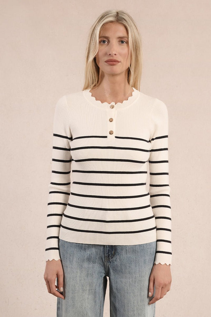 Molly Bracken Knit Top - Capri by Sunset & Co.