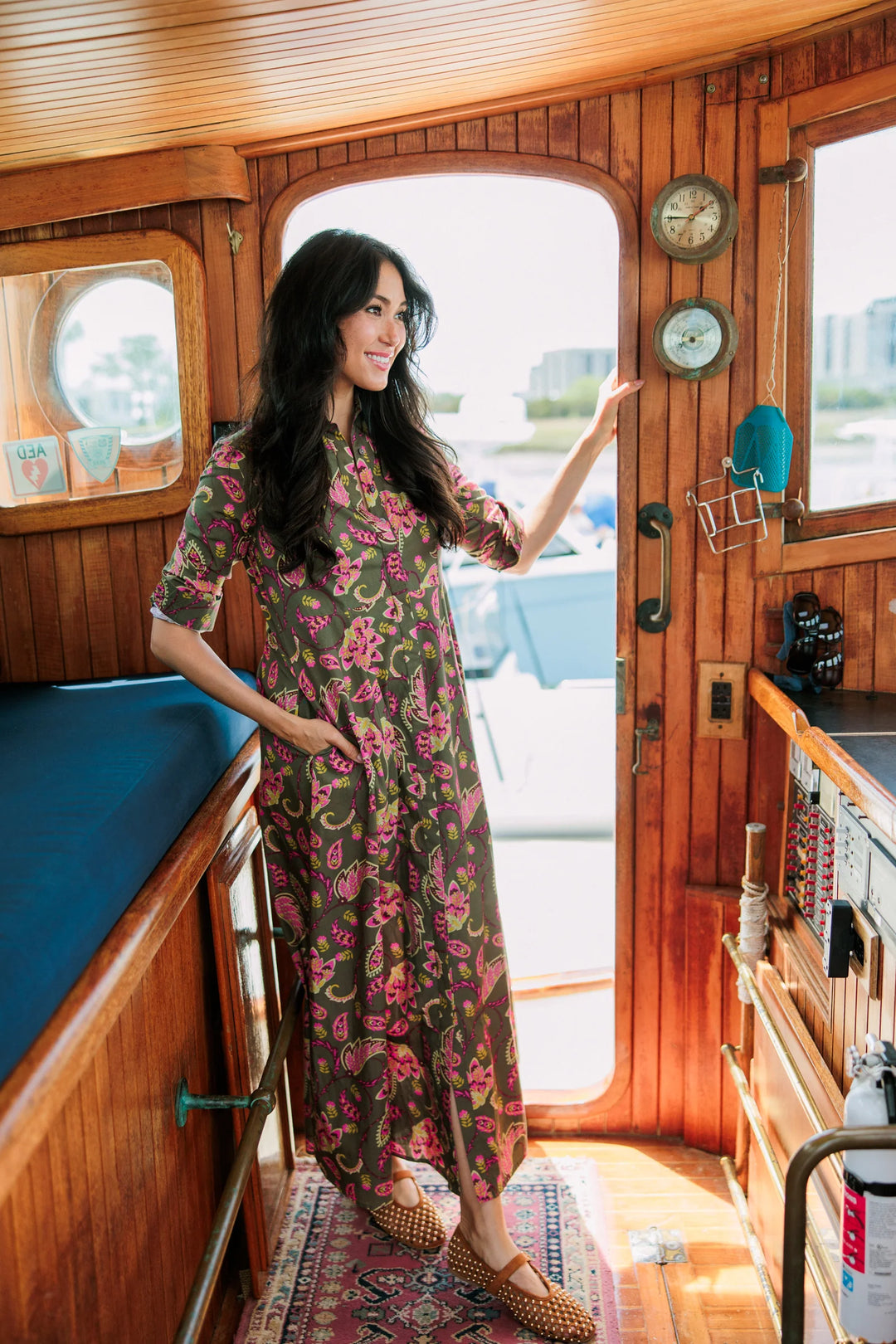 Livro Classic Shirtdress - Capri by Sunset & Co.