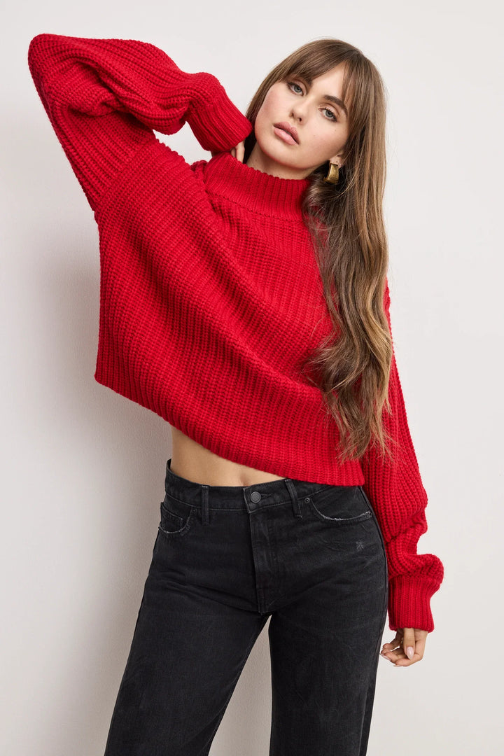 Good American Chunky Knit Sweater - Capri by Sunset & Co.