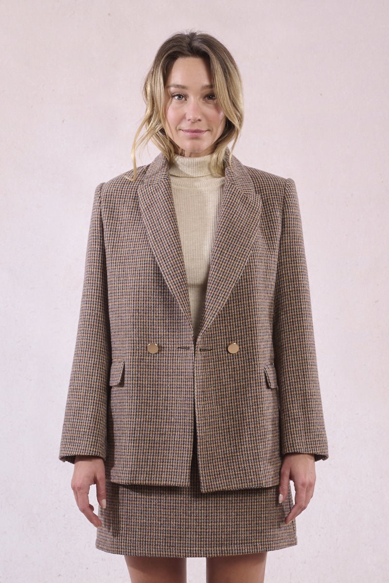 Molly Bracken Woven Blazer - Capri by Sunset & Co.