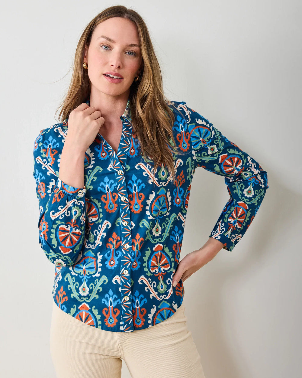 Printfresh Edith Blouse - Capri by Sunset & Co.