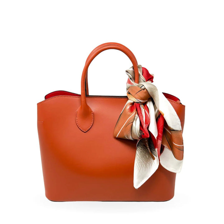 German Fuentes Leather Tote Bag - Capri by Sunset & Co.