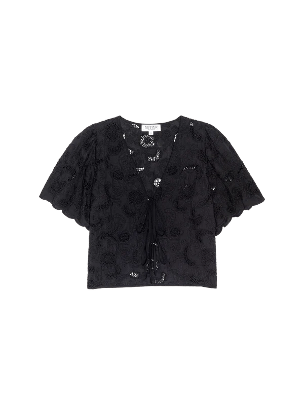 Nation LTD Rosalyn Tie Top - Capri by Sunset & Co.