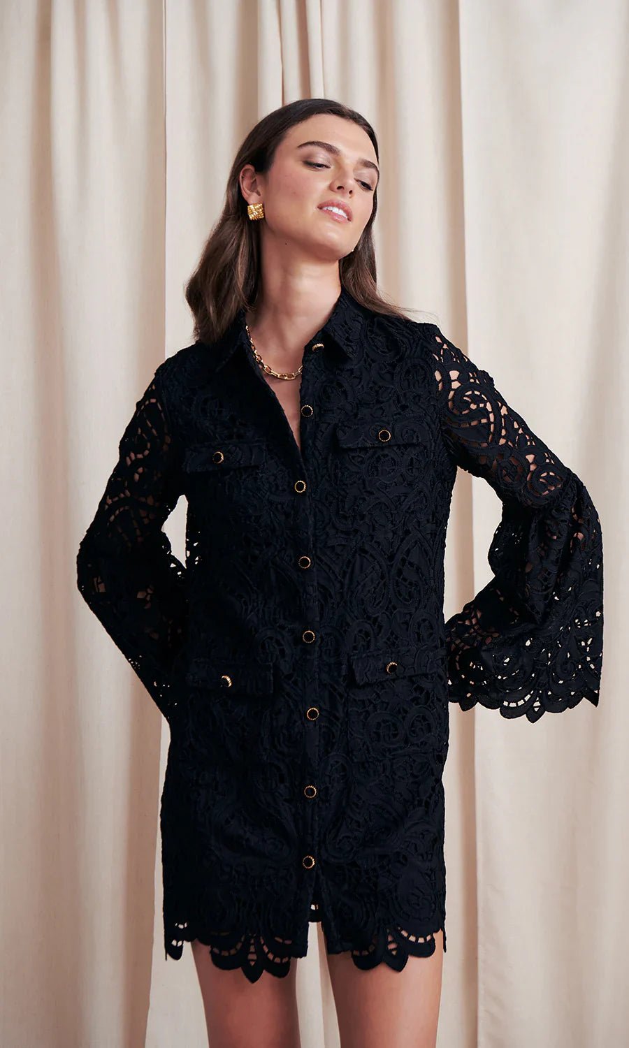 Saylor Rachael Dress - Capri by Sunset & Co.