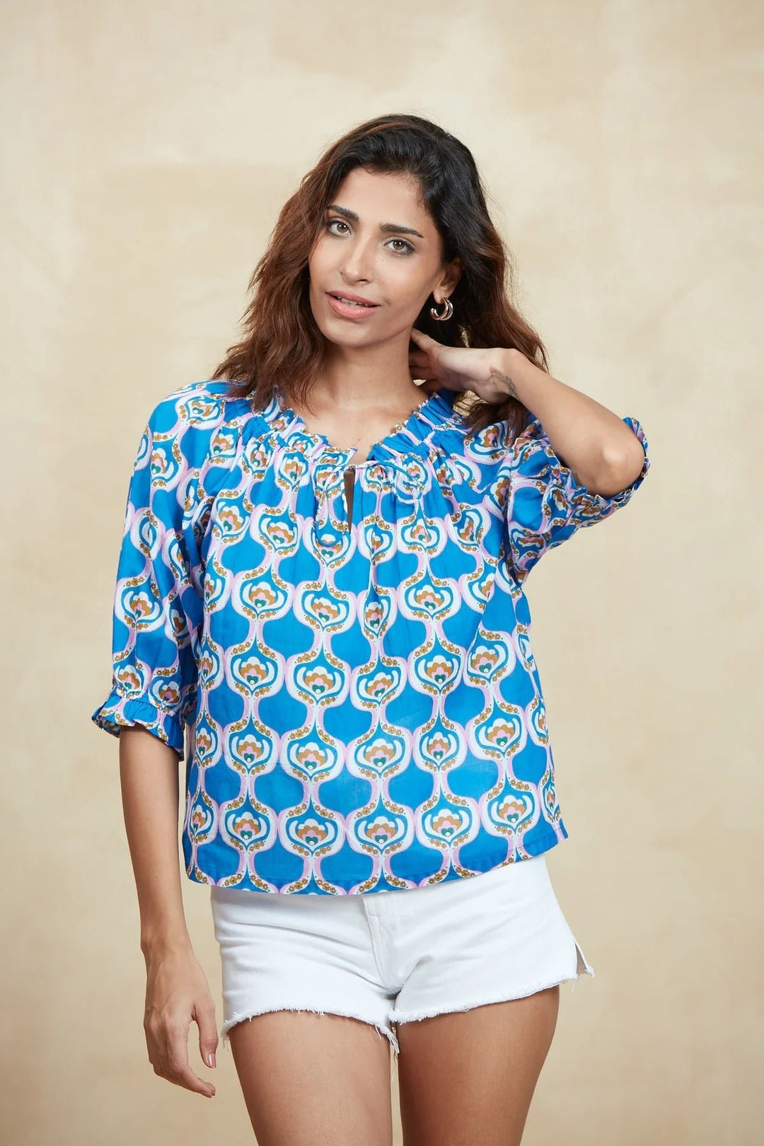 Ro's Garden Havana Top - Capri by Sunset & Co.